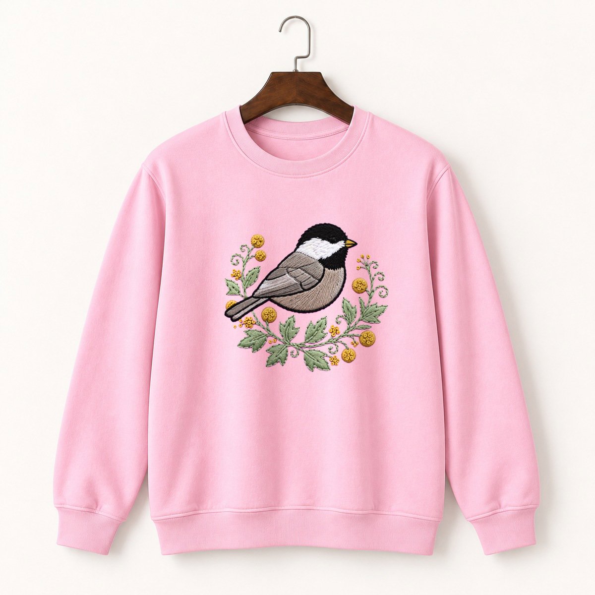 Black-Capped Chickadee Crewneck Sweatshirt 4