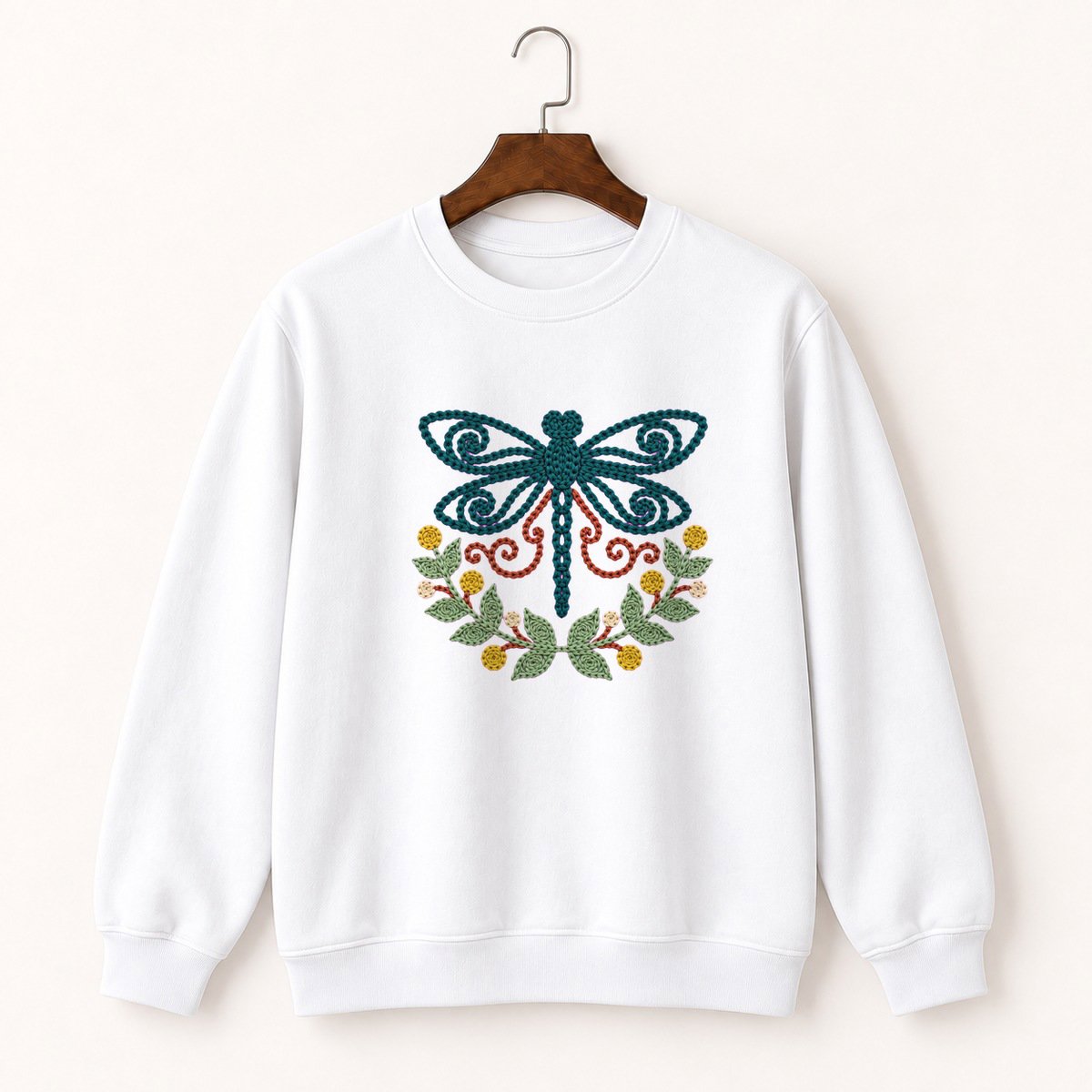 Dragonfly Crewneck Sweatshirt 5