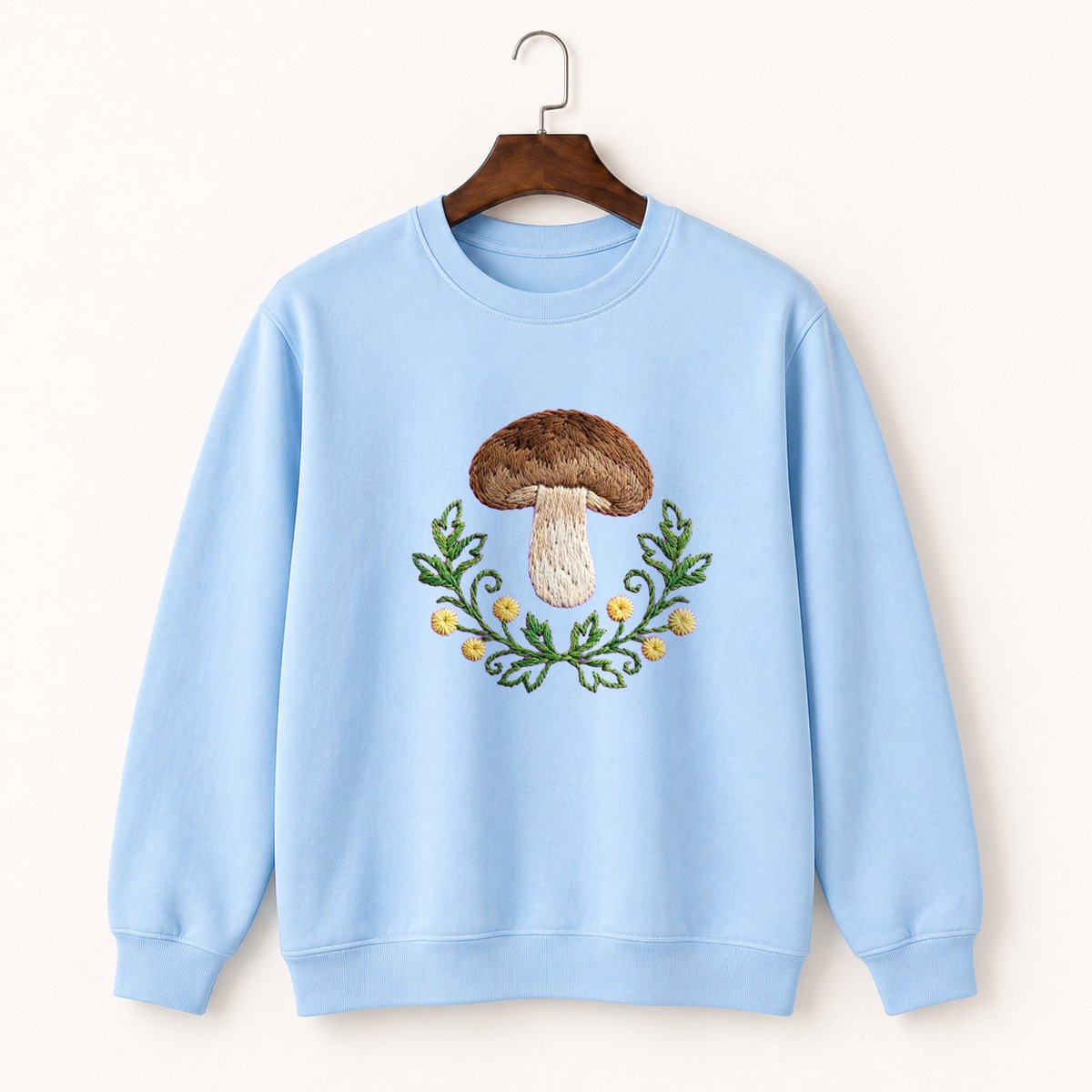 Shiitake Mushroom Crewneck Sweatshirt 1