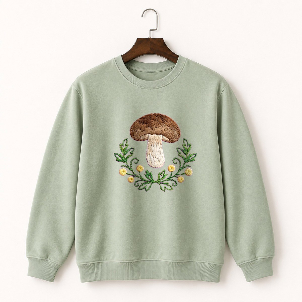 Shiitake Mushroom Crewneck Sweatshirt 2