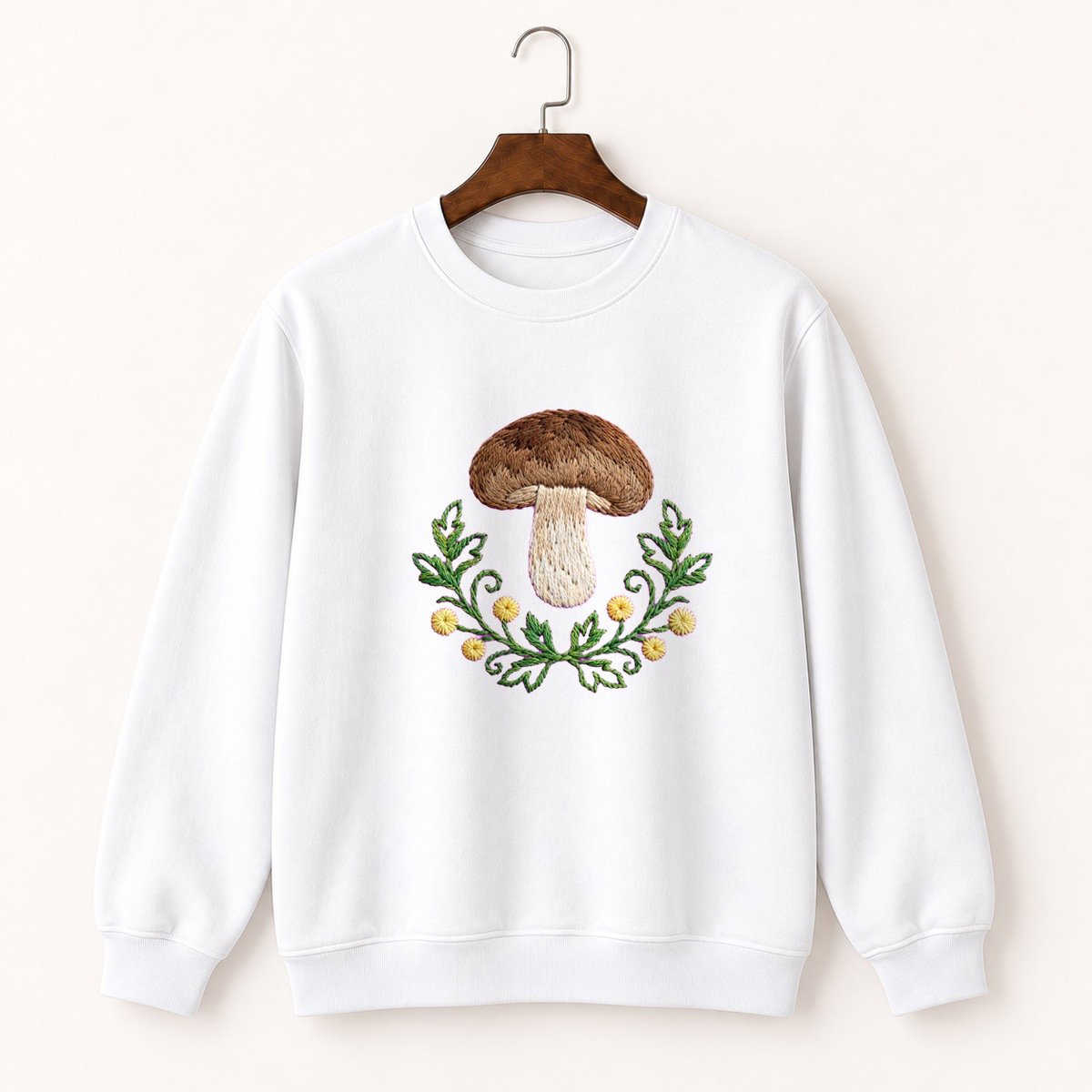 Shiitake Mushroom Crewneck Sweatshirt 4