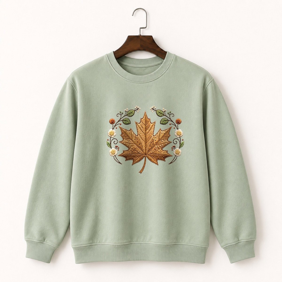 Maple Leaf Crewneck Sweatshirt 2