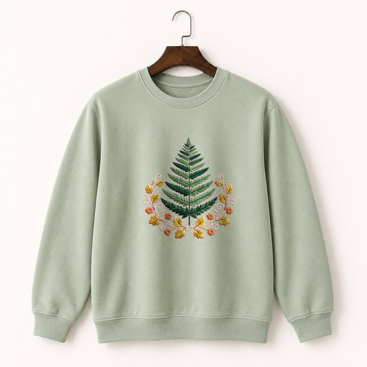 Fern Frond Crewneck Sweatshirt 2