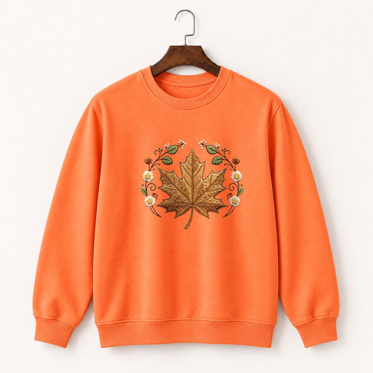 Maple Leaf Crewneck Sweatshirt 3