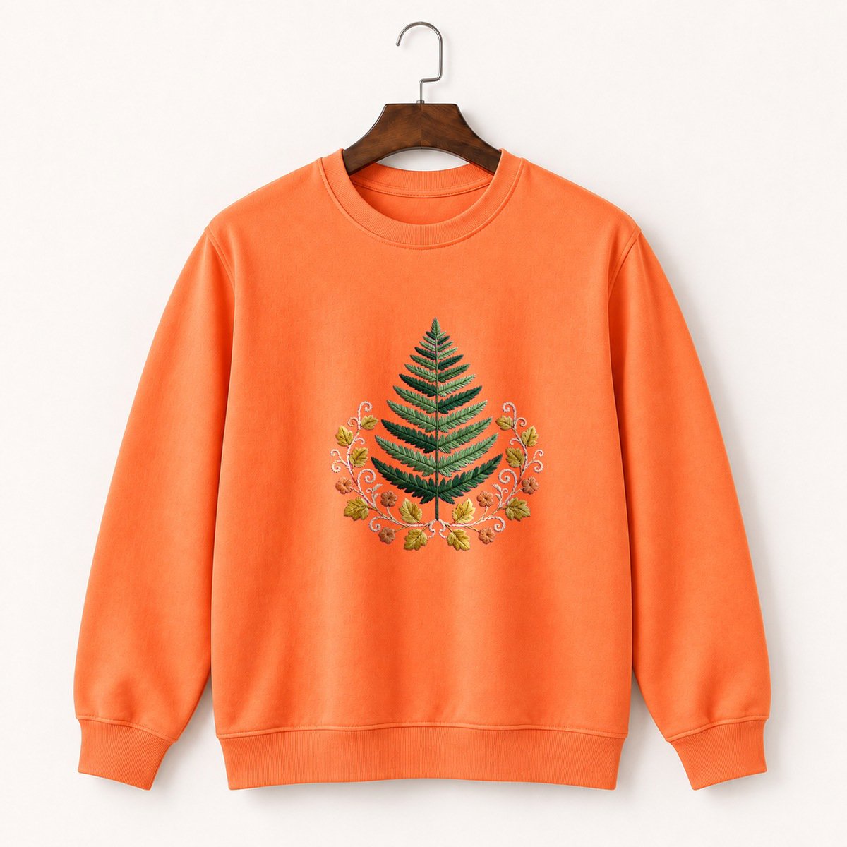 Fern Frond Crewneck Sweatshirt 3