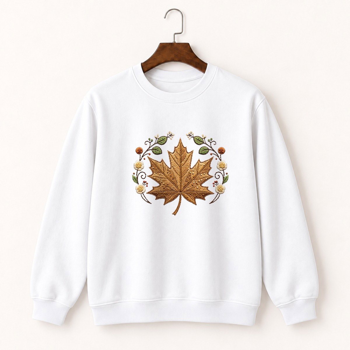 Maple Leaf Crewneck Sweatshirt 5