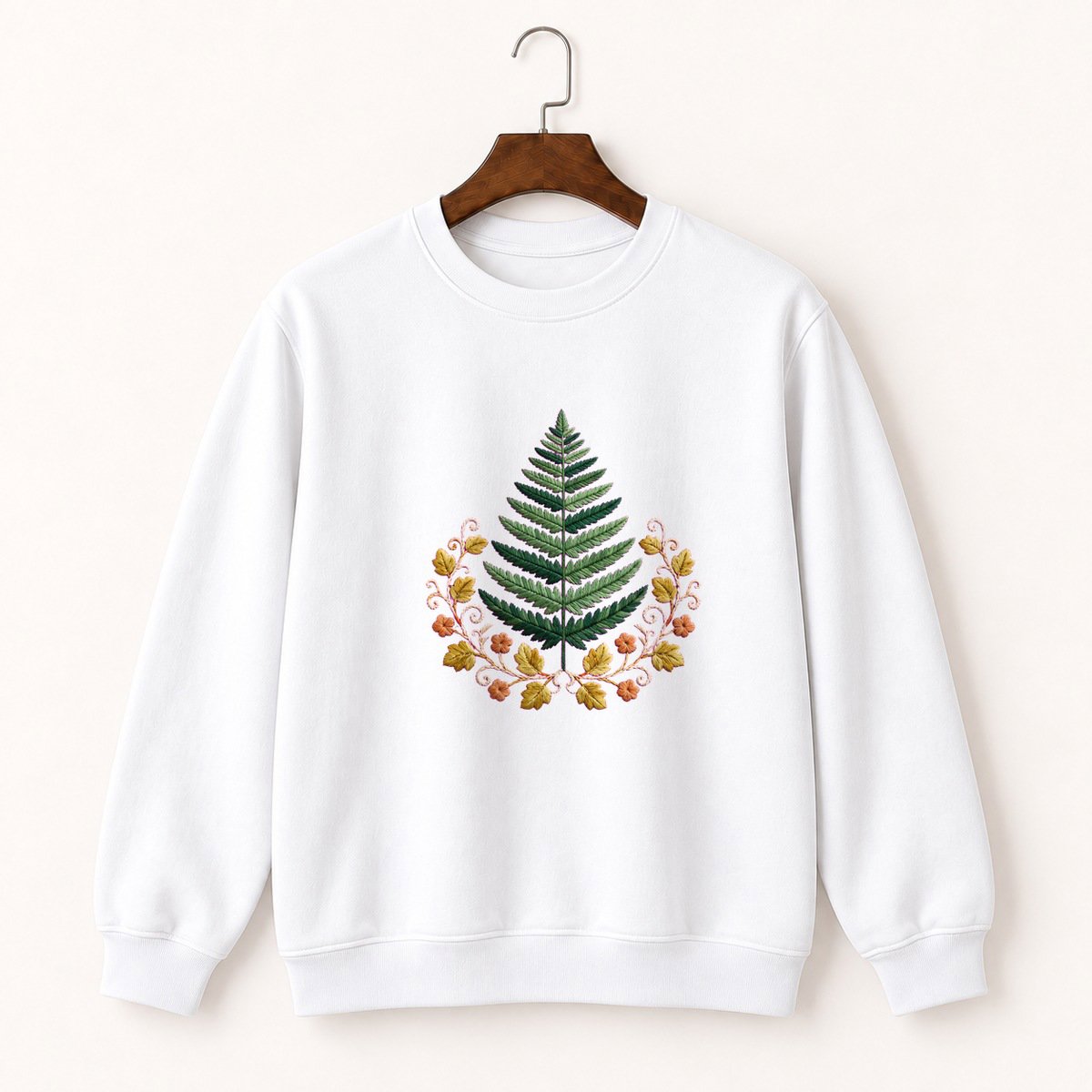 Fern Frond Crewneck Sweatshirt 5