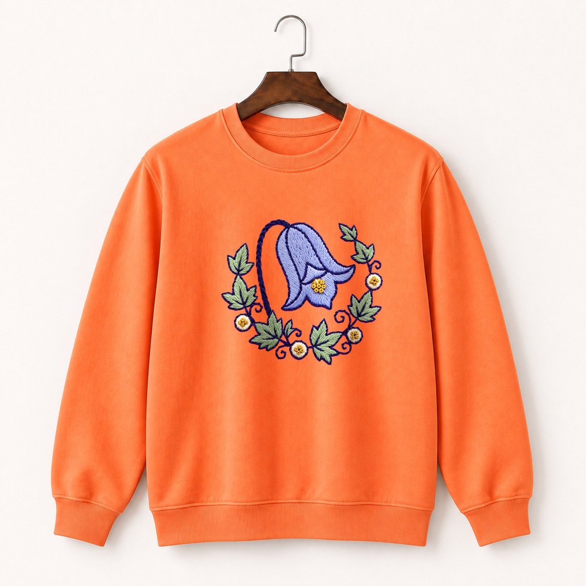 Harebell Flower Crewneck Sweatshirt 3