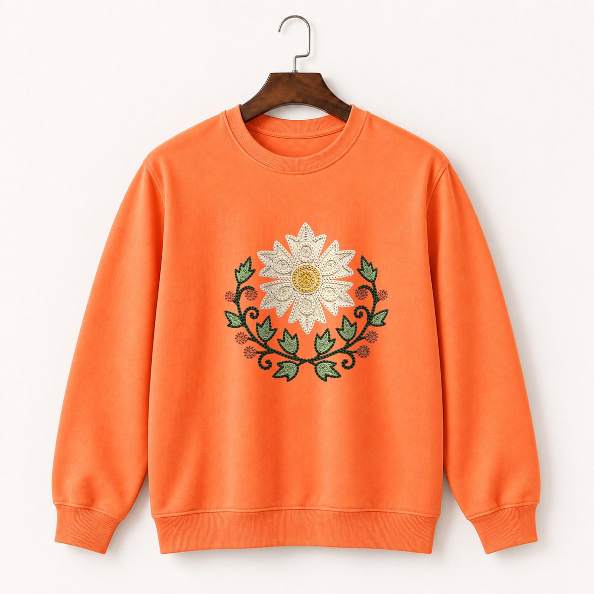 Edelweiss Flower Crewneck Sweatshirt 3