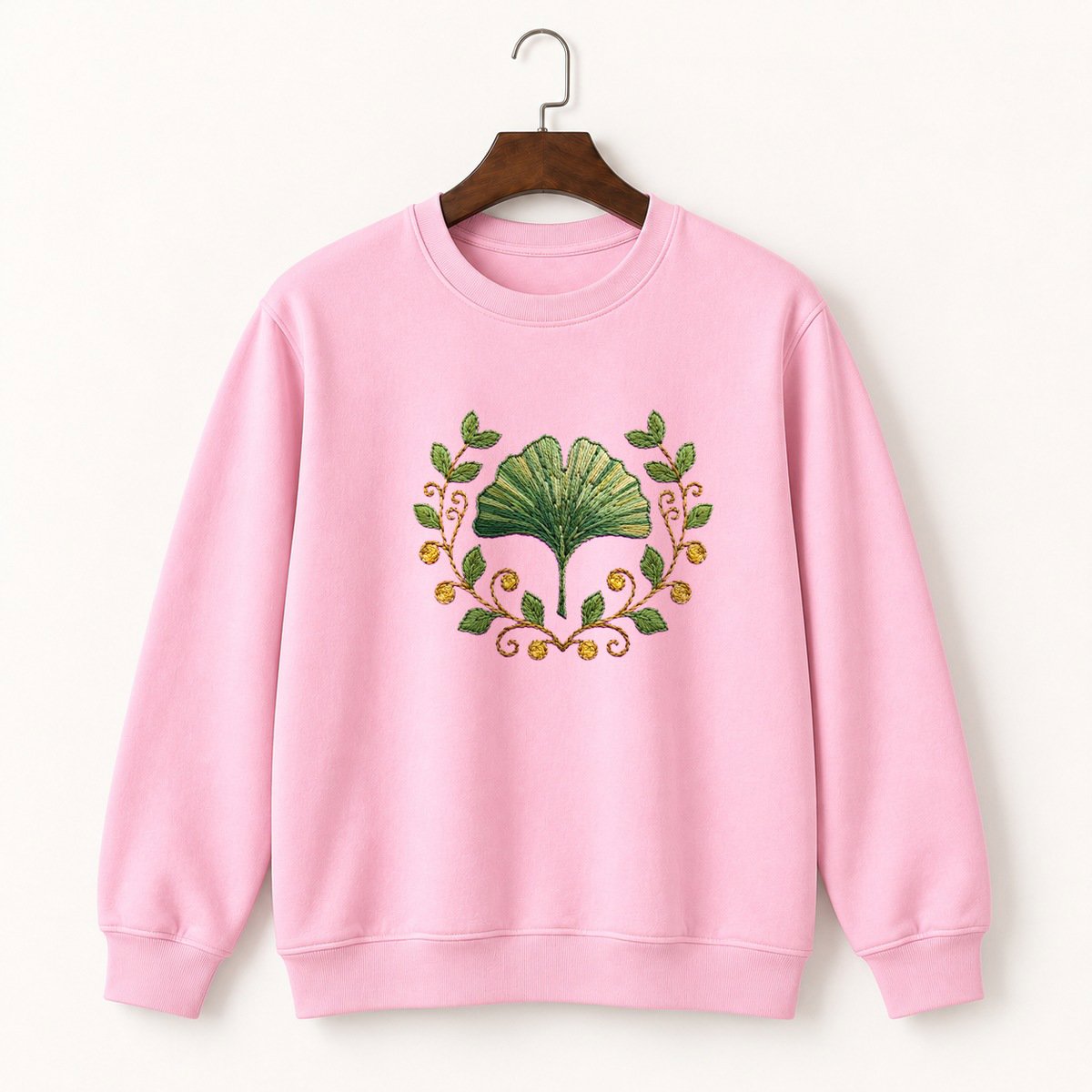 Ginkgo Leaf Crewneck Sweatshirt 4