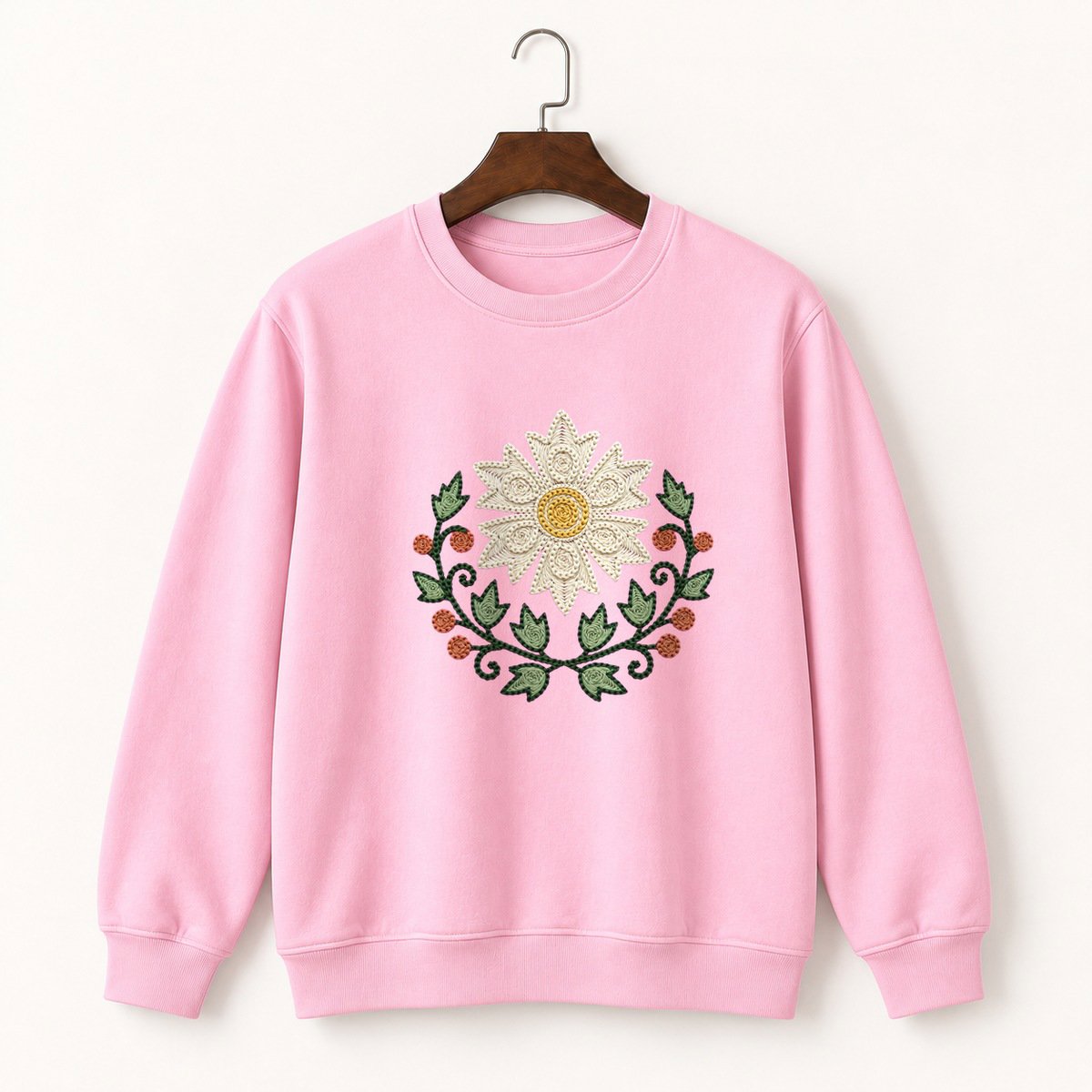Edelweiss Flower Crewneck Sweatshirt 4