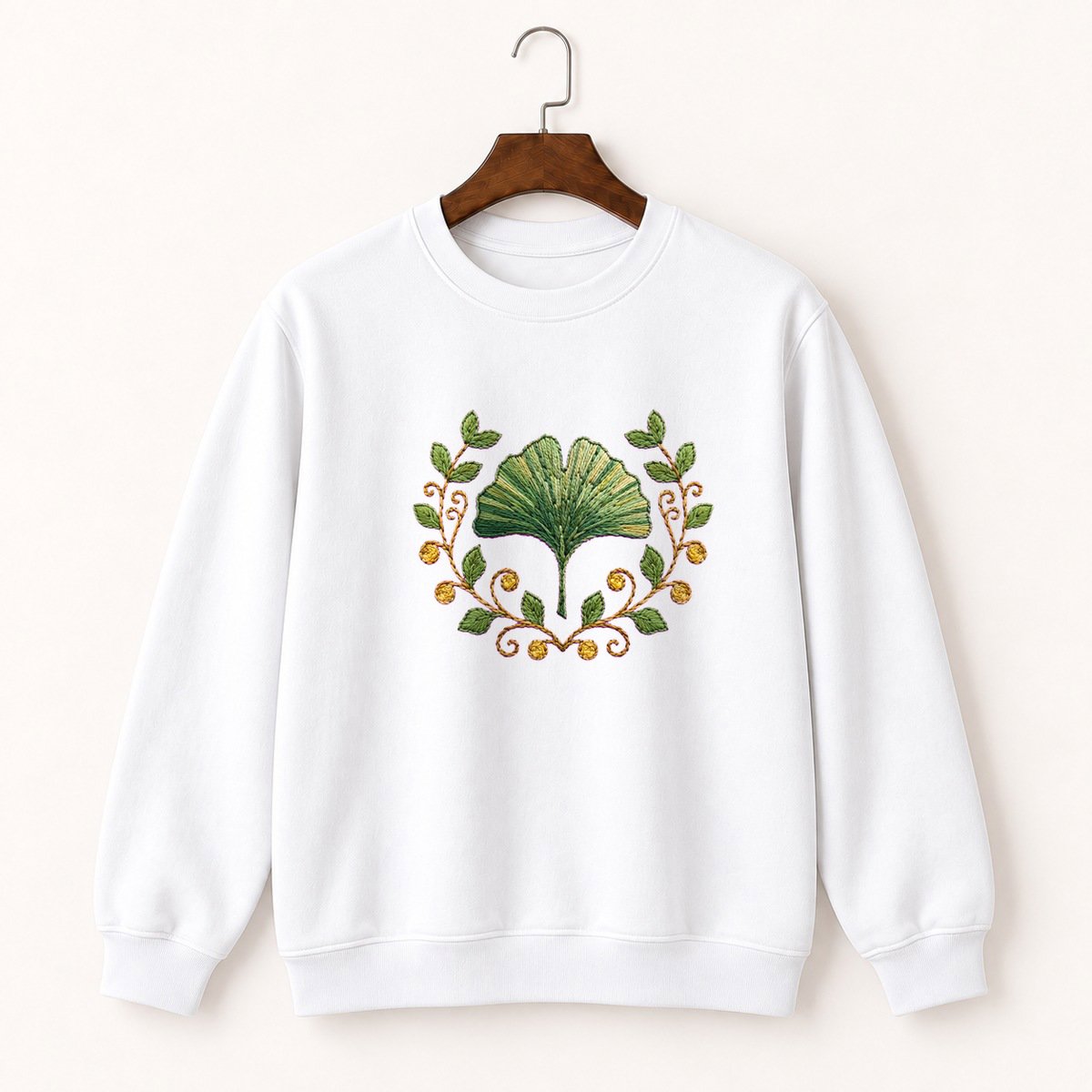 Ginkgo Leaf Crewneck Sweatshirt 5