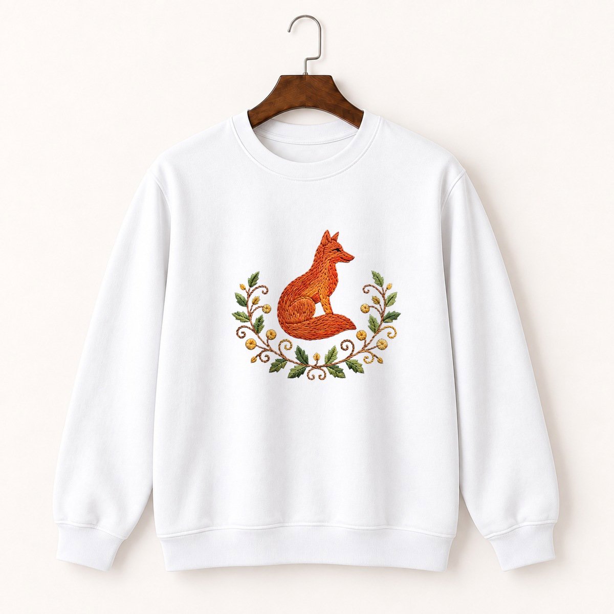 Red Fox Crewneck Sweatshirt 5