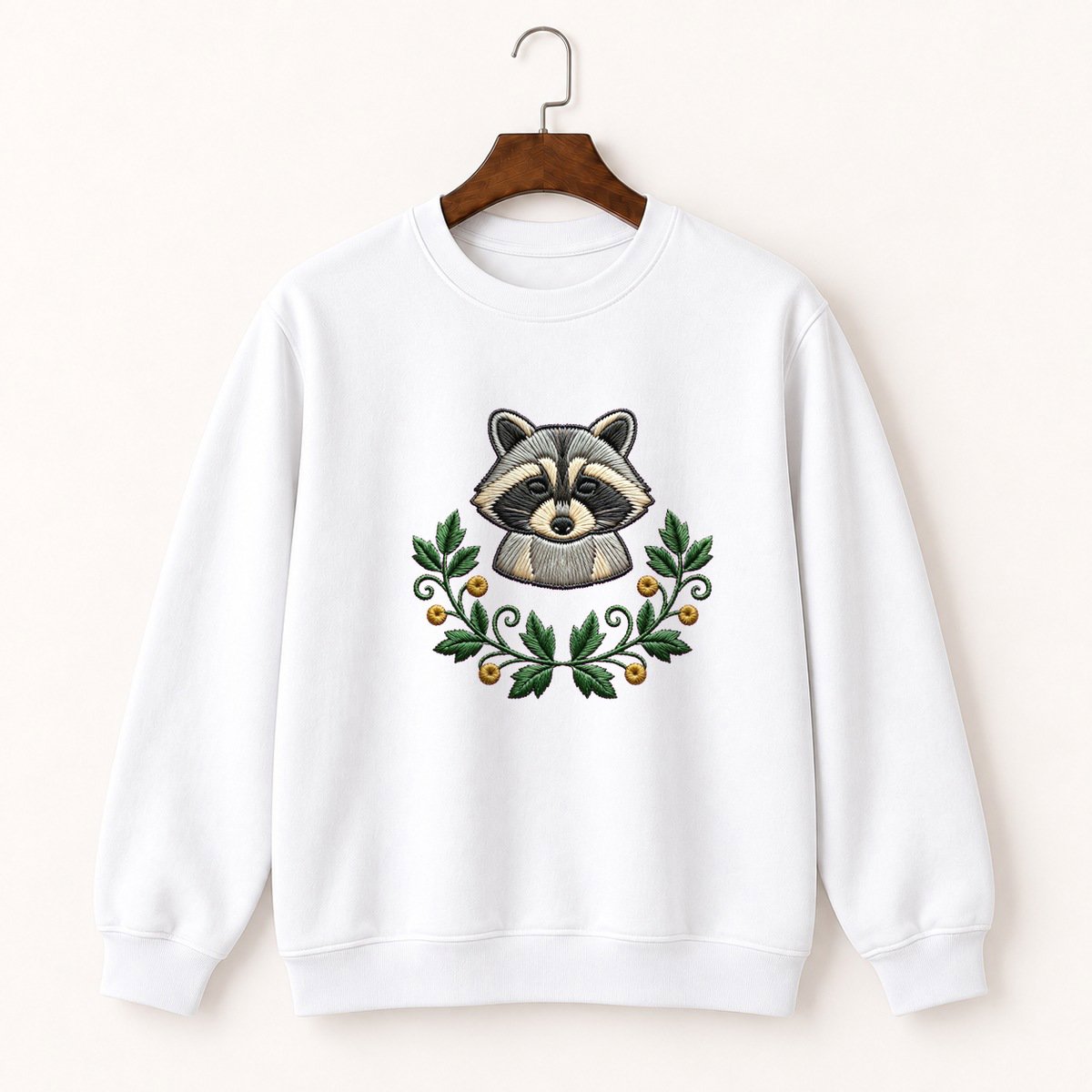 Raccoon Crewneck Sweatshirt 5