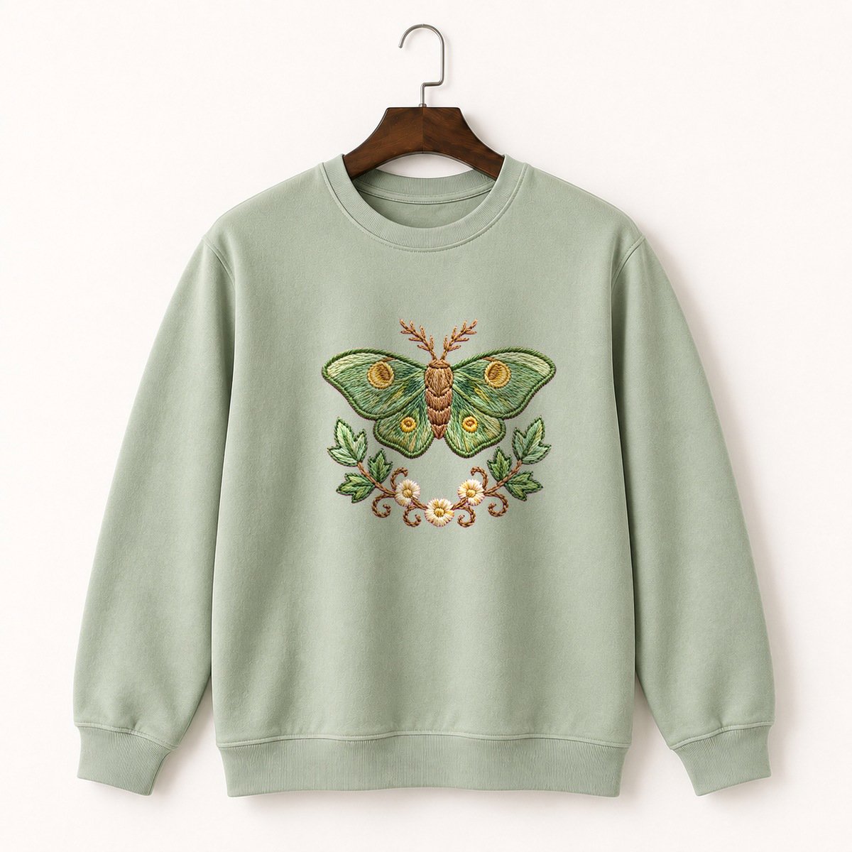 Luna Moth Crewneck Sweatshirt 2