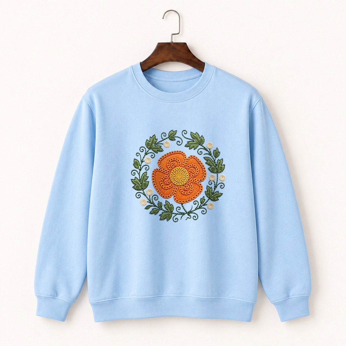 California Poppy Crewneck Sweatshirt 1