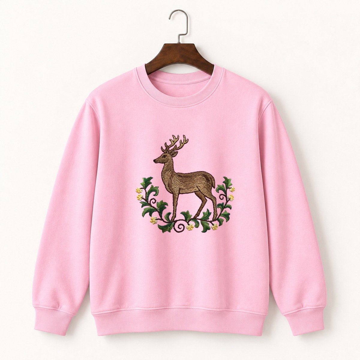 White-Tailed Deer Crewneck Sweatshirt 4