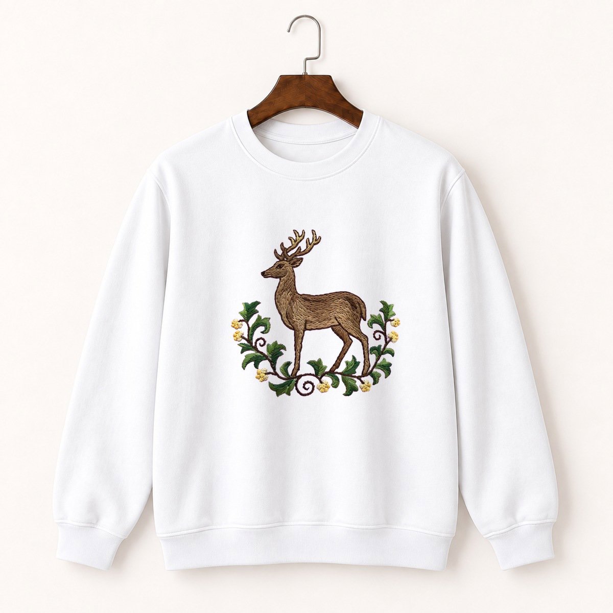 White-Tailed Deer Crewneck Sweatshirt 5