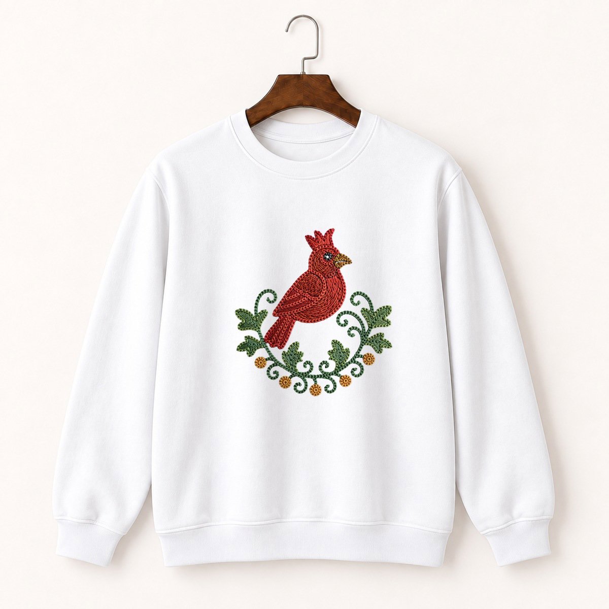 Northern Cardinal Crewneck Sweatshirt 5