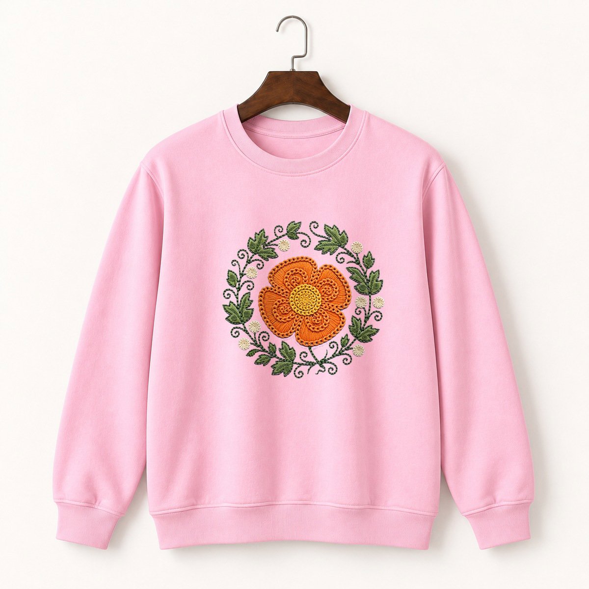 California Poppy Crewneck Sweatshirt 4