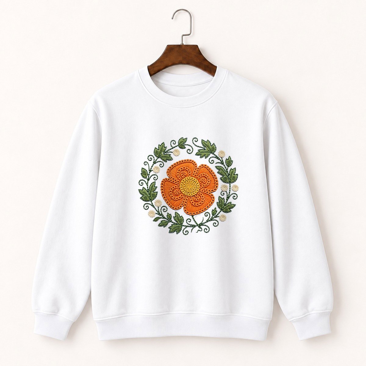 California Poppy Crewneck Sweatshirt 5