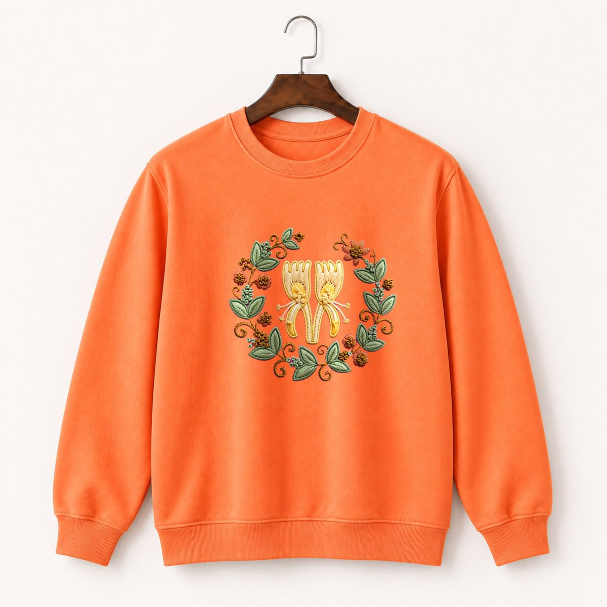 Honeysuckle Flower Crewneck Sweatshirt 3