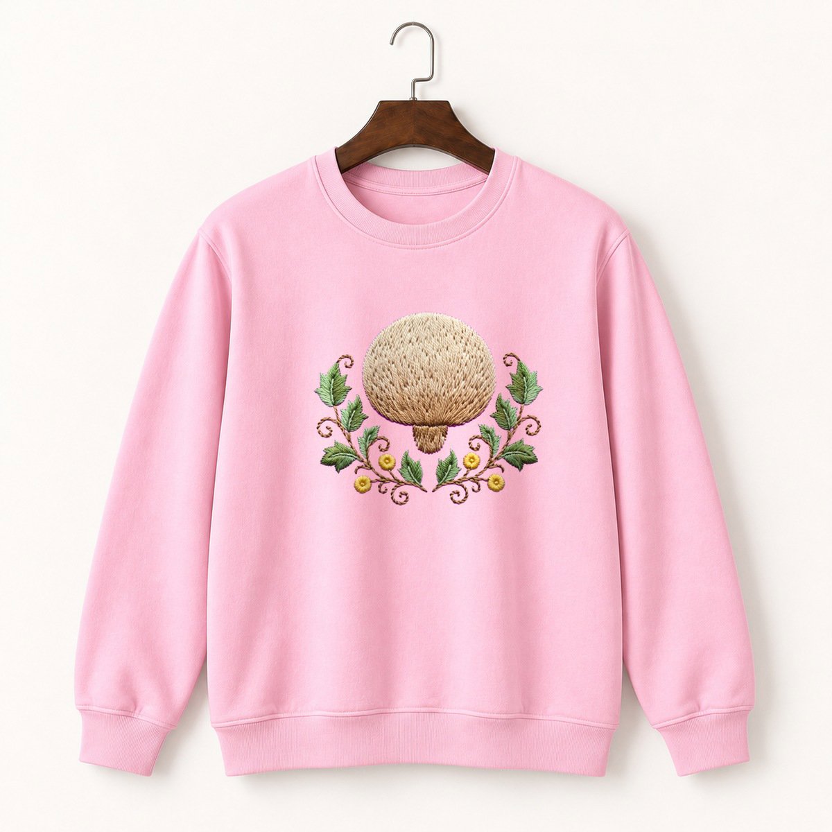 Puffball Mushroom Crewneck Sweatshirt 4
