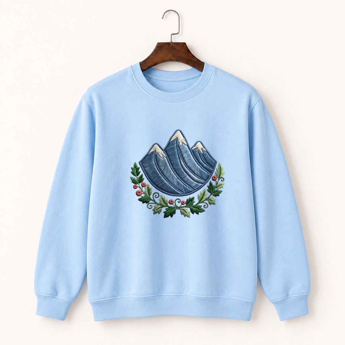 Grand Teton Mountains Crewneck Sweatshirt 1