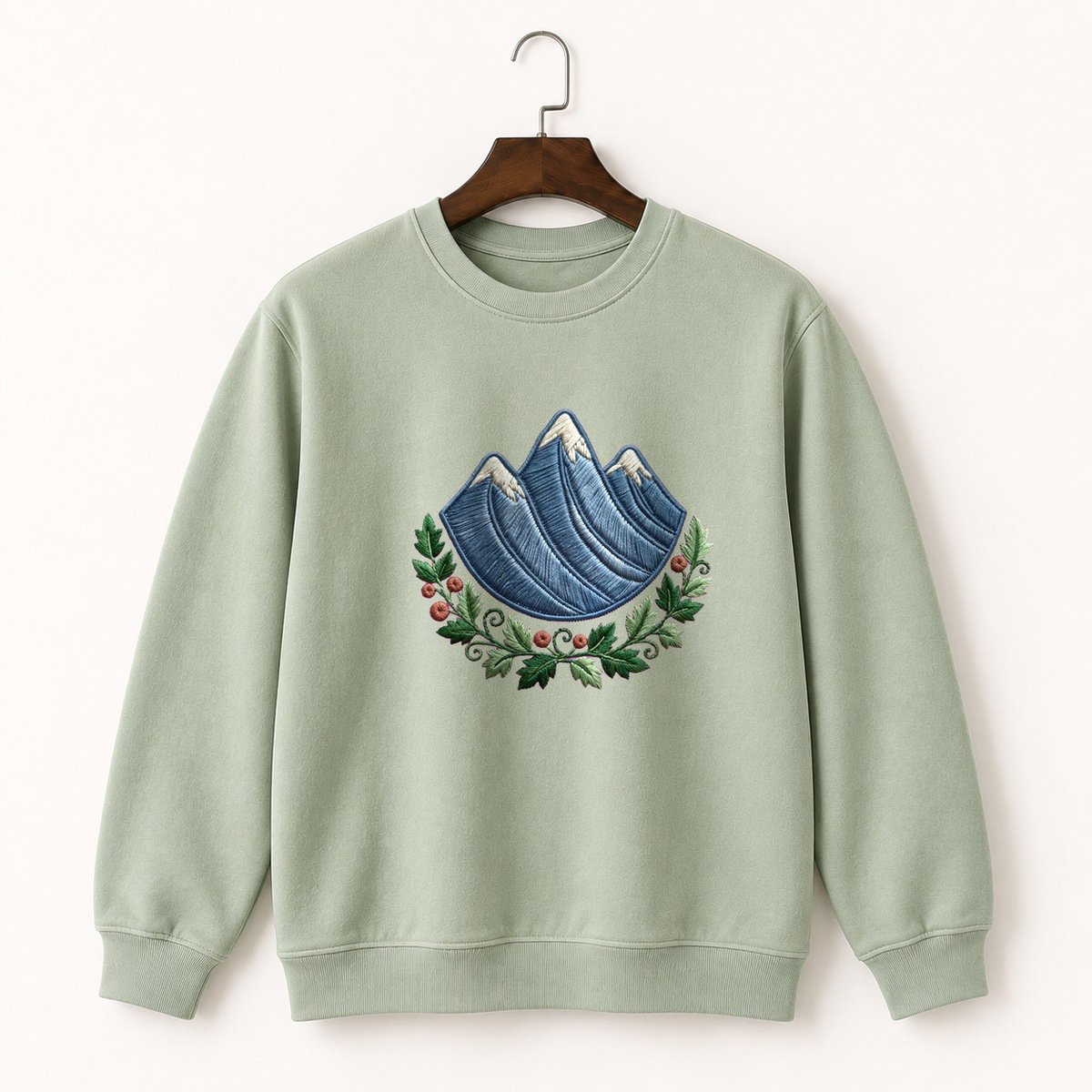 Grand Teton Mountains Crewneck Sweatshirt 2