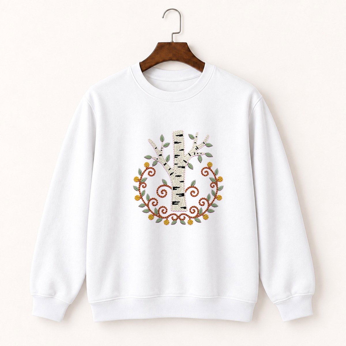 Birch Branch Crewneck Sweatshirt 5