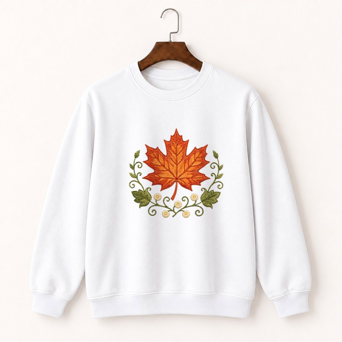 Maple Leaf Crewneck Sweatshirt 5
