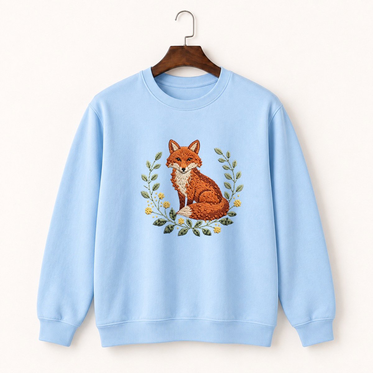 Red Fox Crewneck Sweatshirt 1