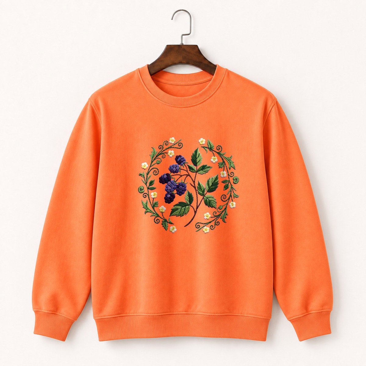 Blackberry Sprig Crewneck Sweatshirt 3