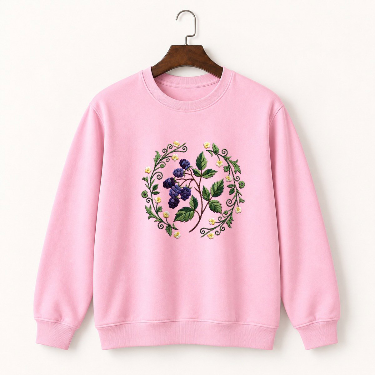 Blackberry Sprig Crewneck Sweatshirt 4