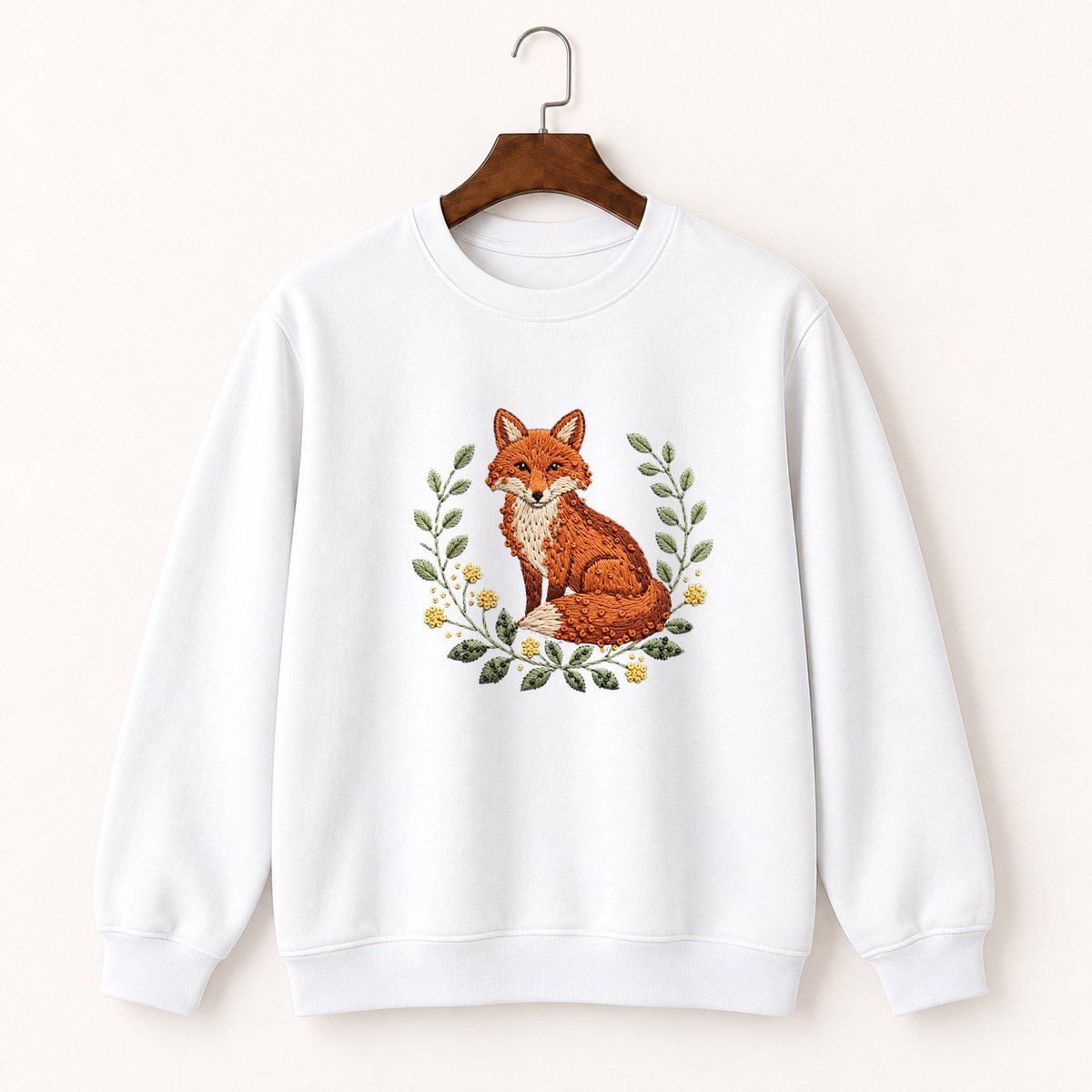 Red Fox Crewneck Sweatshirt 5