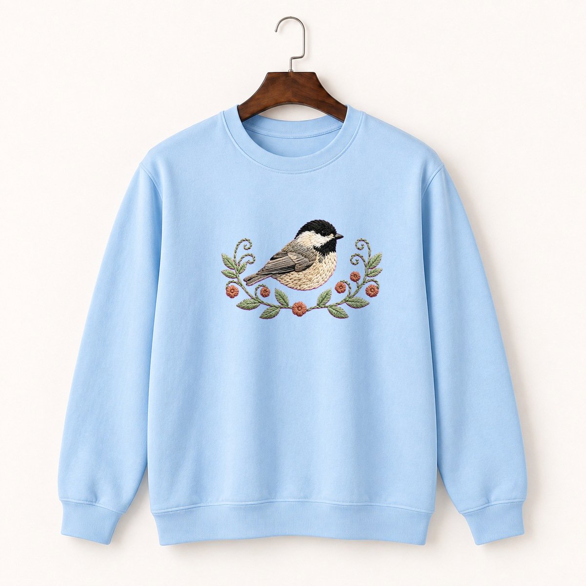 Black-Capped Chickadee Crewneck Sweatshirt 1