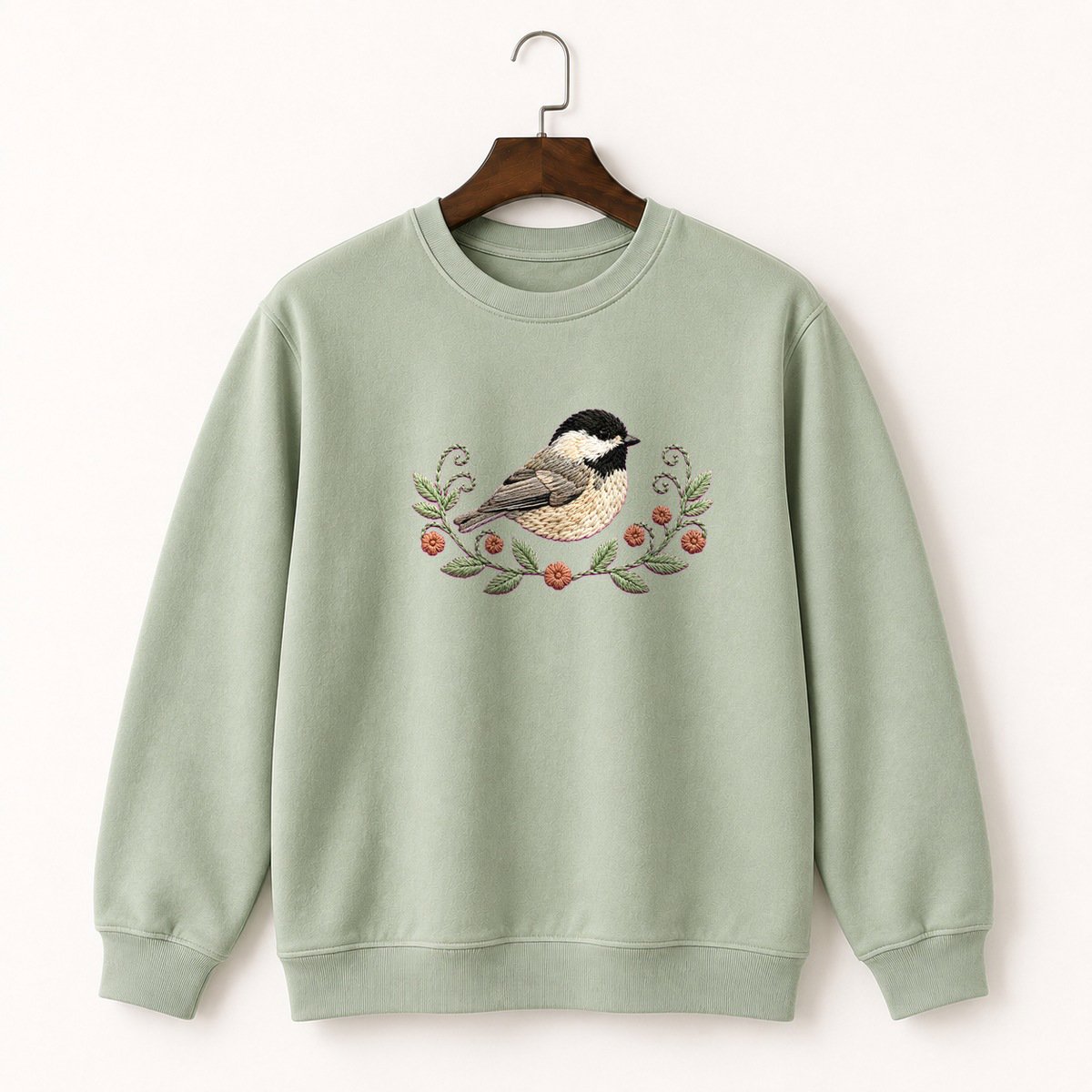Black-Capped Chickadee Crewneck Sweatshirt 2