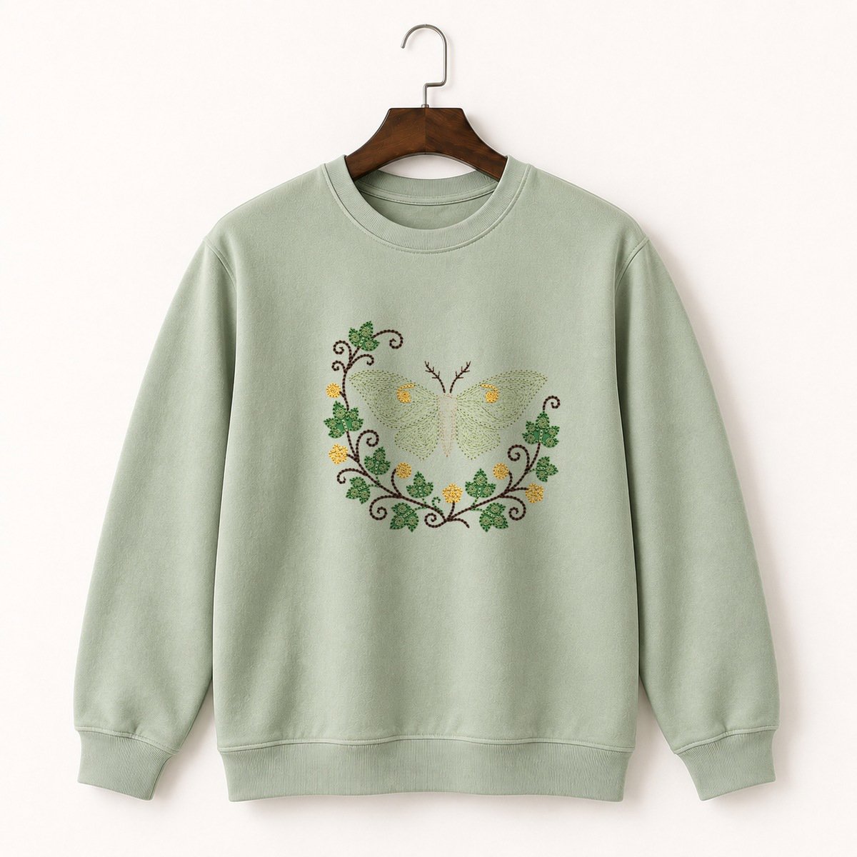 Luna Moth Crewneck Sweatshirt 2