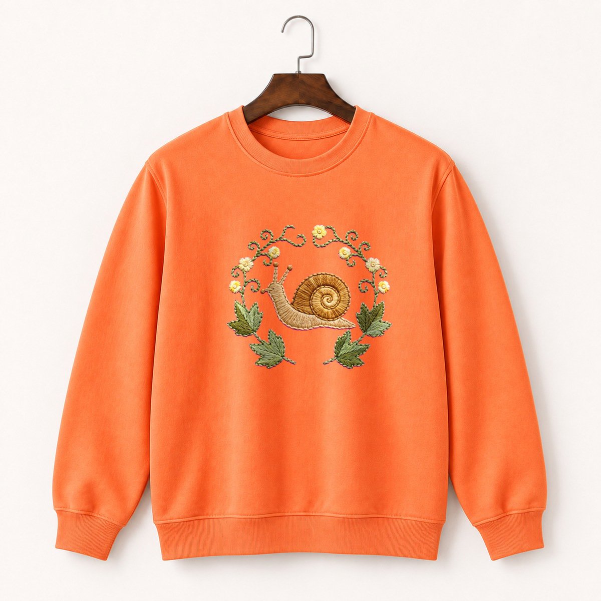 Woodland Snail Crewneck Sweatshirt 3