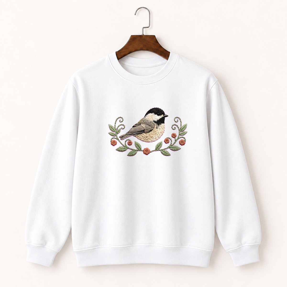 Black-Capped Chickadee Crewneck Sweatshirt 5