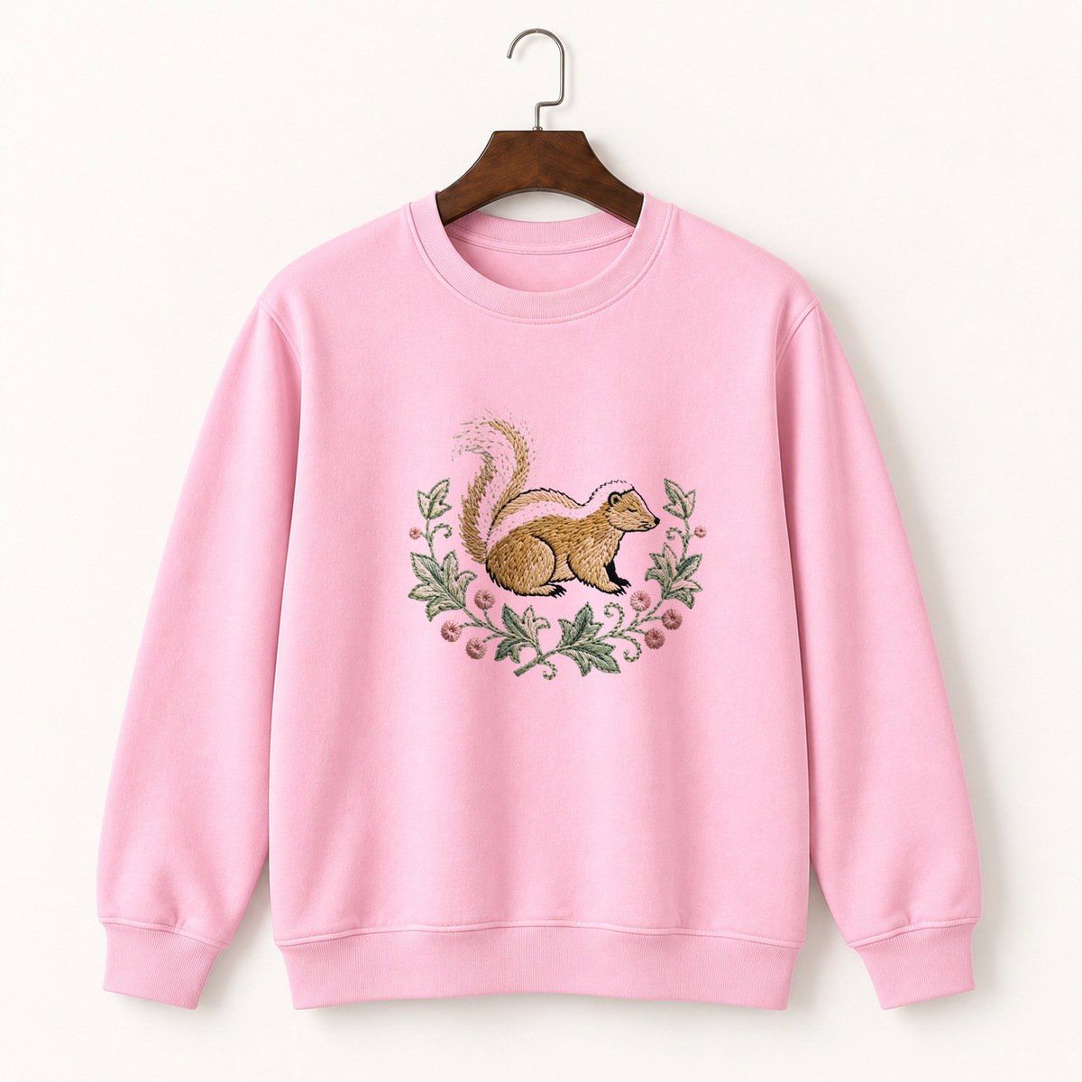 Striped Skunk Crewneck Sweatshirt 4