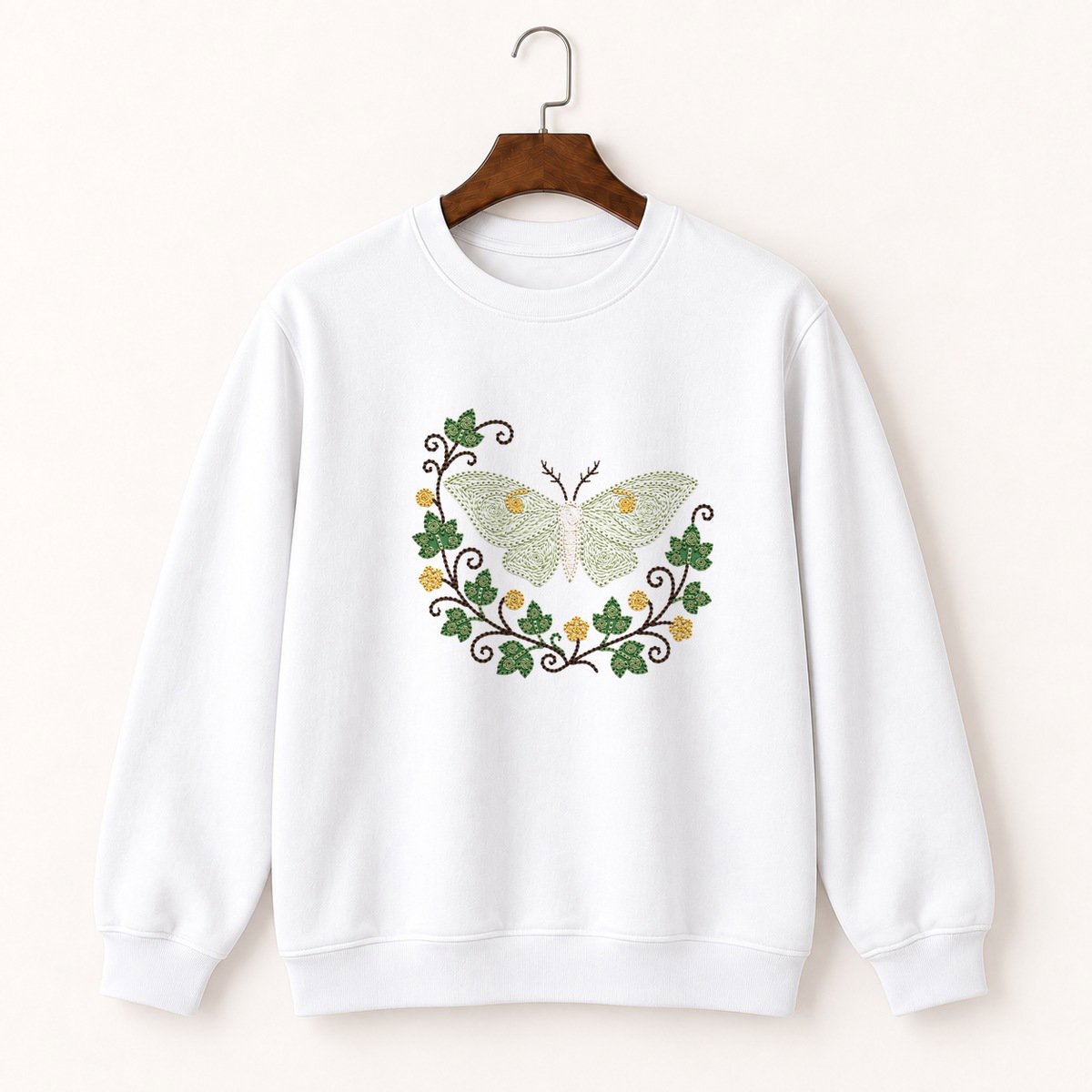 Luna Moth Crewneck Sweatshirt 5