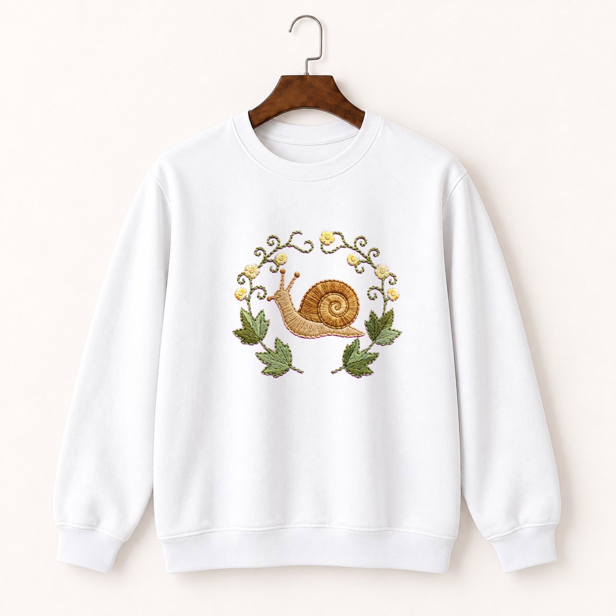 Woodland Snail Crewneck Sweatshirt 5