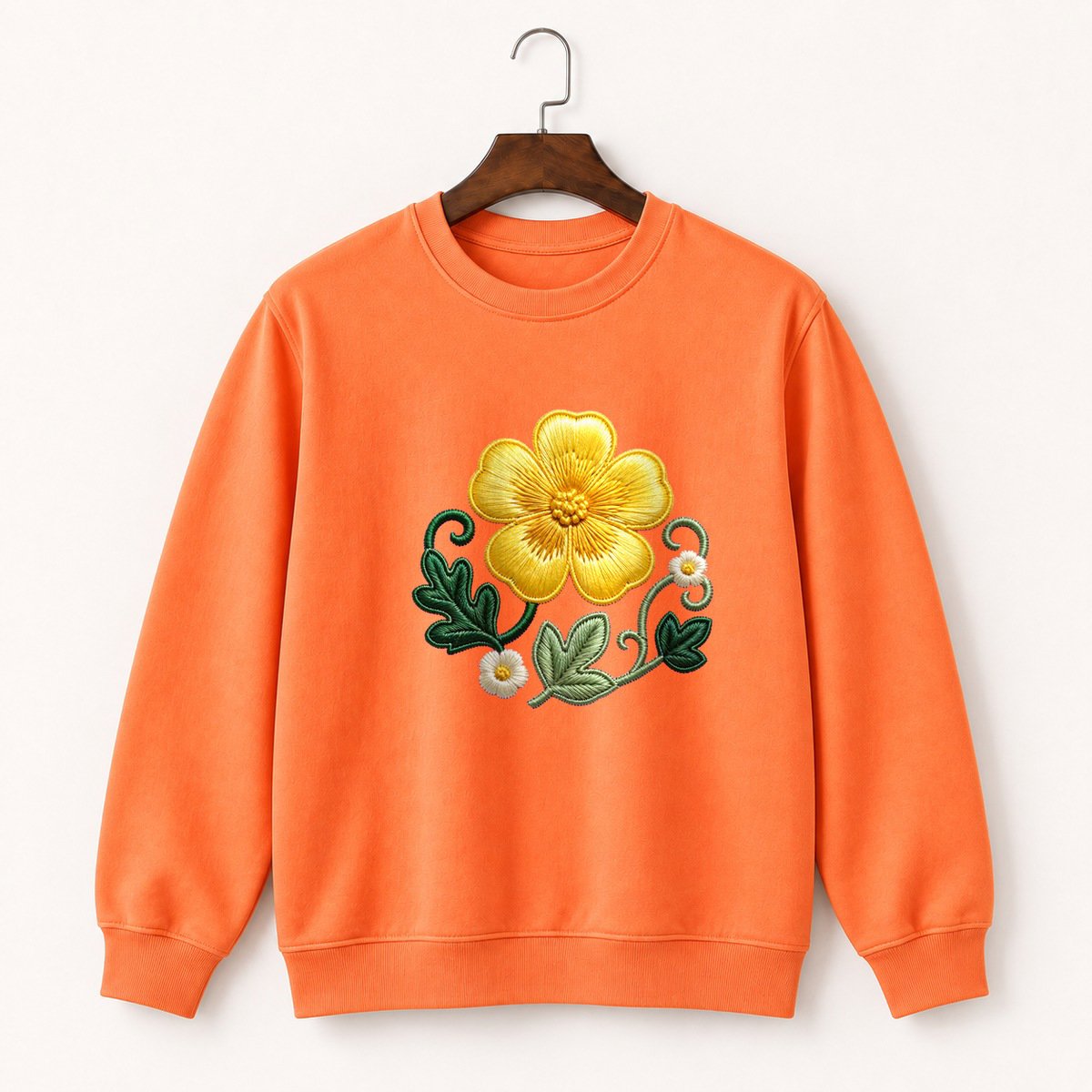 Buttercup Flower Crewneck Sweatshirt 3