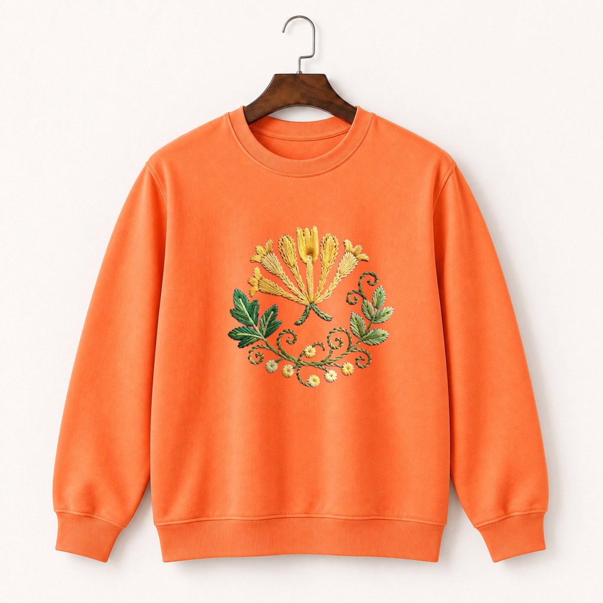 Honeysuckle Flower Crewneck Sweatshirt 3