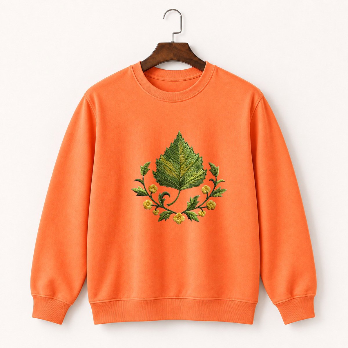 Birch Leaf Crewneck Sweatshirt 3