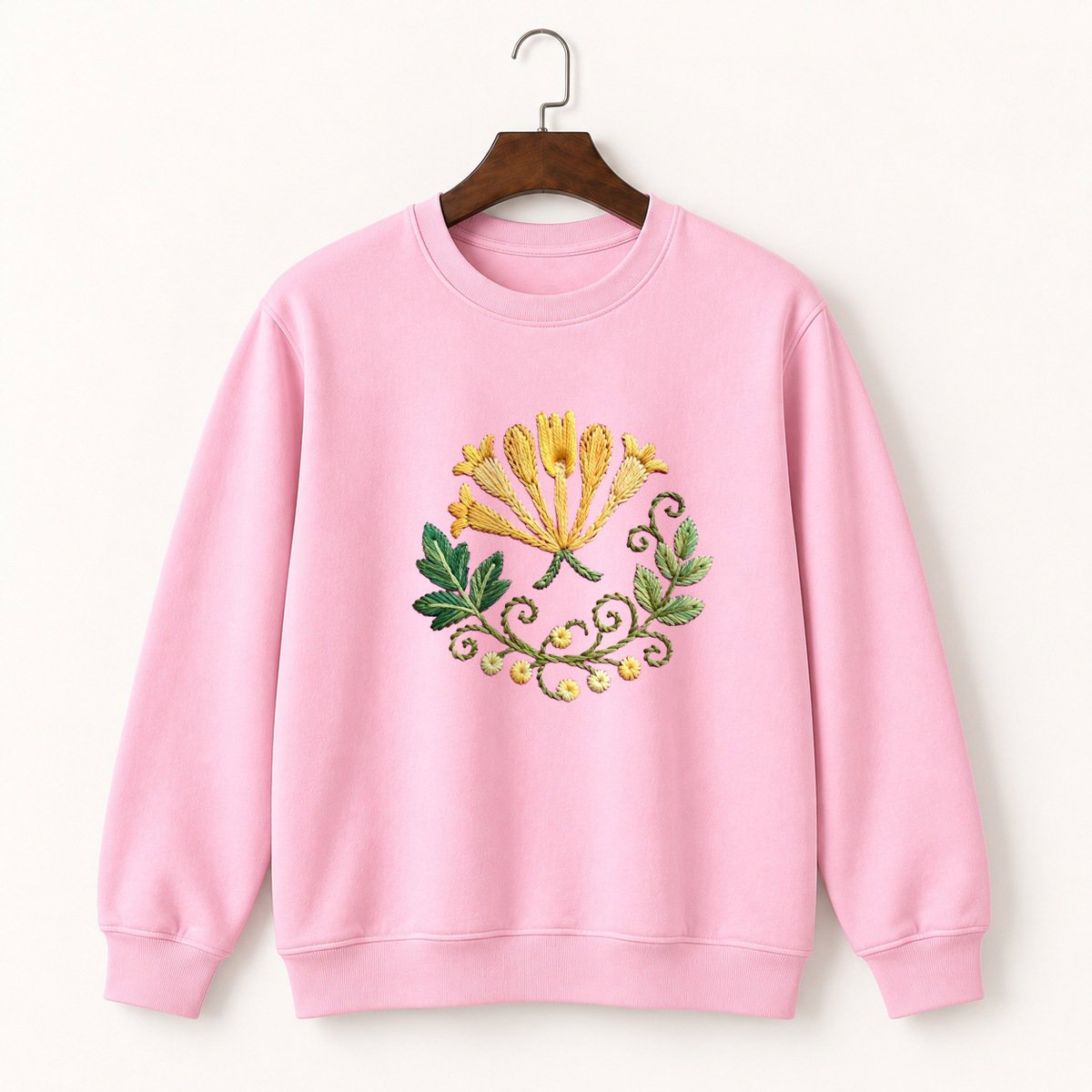 Honeysuckle Flower Crewneck Sweatshirt 4