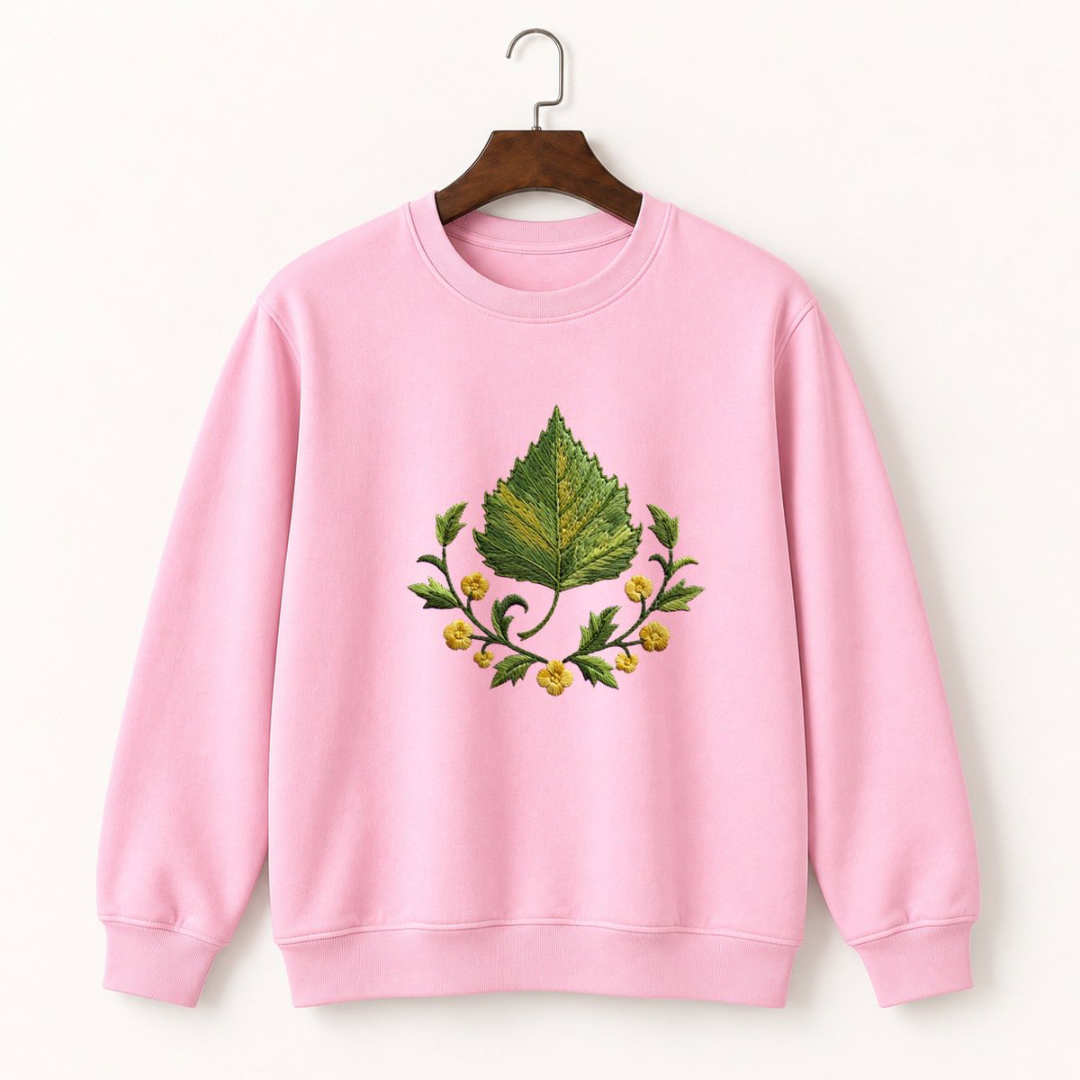 Birch Leaf Crewneck Sweatshirt 4
