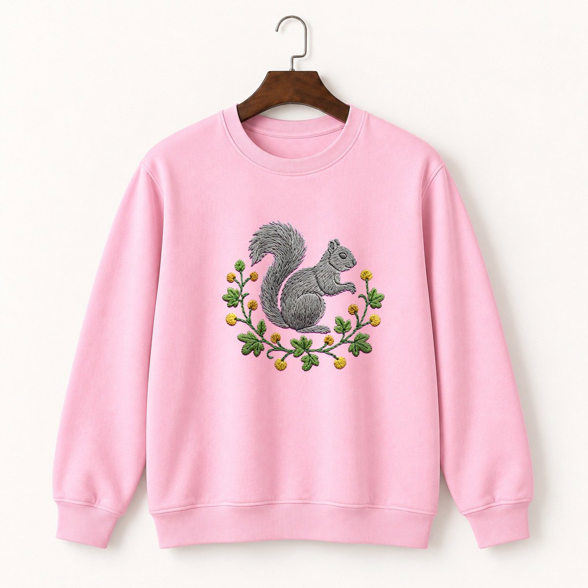 Gray Squirrel Crewneck Sweatshirt 4