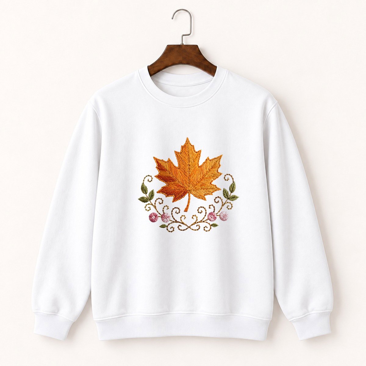 Maple Leaf Crewneck Sweatshirt 5